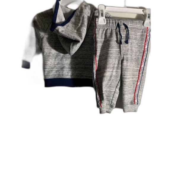 Gray Hilfiger Sweatsuit 3/6 Months - Picture 3 of 5